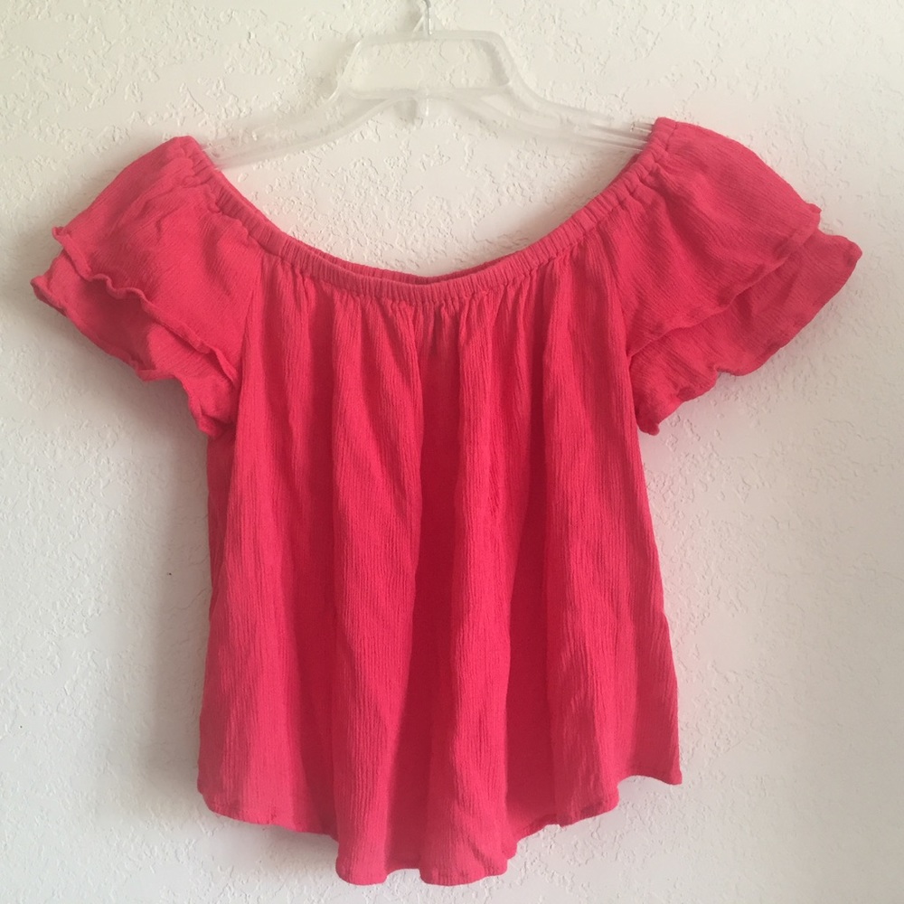Aqua Coral Top